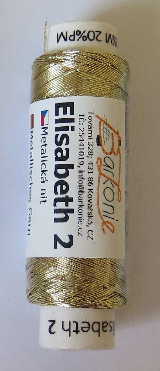 nit ELISABETH 2 zlatá