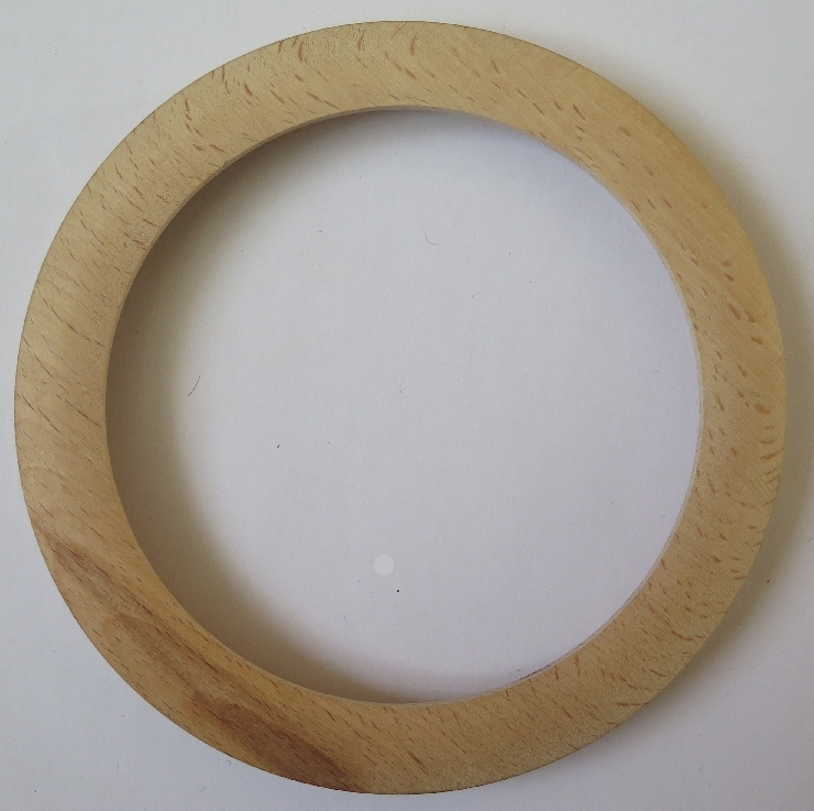 Rámeček na krajku matný, průměr 13,5 cm