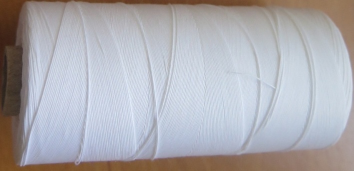 Nit - 100% bavlna - bílá mercerovaná 35,5x3 (10), 1000 m
