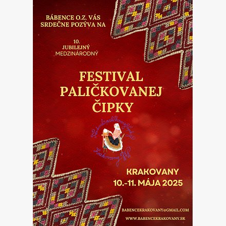 10. Výroční mezinárodní festival paličkované krajky