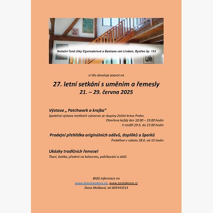 27. letní setkání s uměním a řemesly