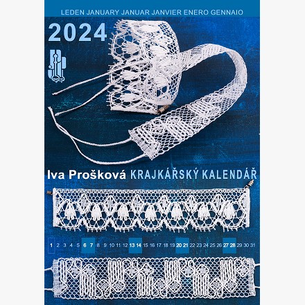 Krajkářský kalendář 2024 Krajkářský kalendář 2024